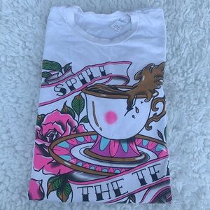 y2k graffiti art t-shirt ed hardy era 2000s